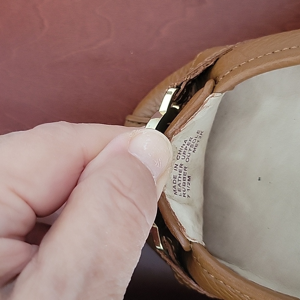 Michael Kors Shoes, 7.5, Brown/Gold - Picture 6 of 10